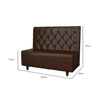 Großhandel B2B Gastronomiemöbel Cafe Bar Restaurants Hotel Einrichtung Stuhl Massivholzrahmen 120*60*95cm
